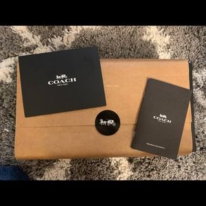 Brand new coach black Marley leather shoes size 8 NEVER WORN